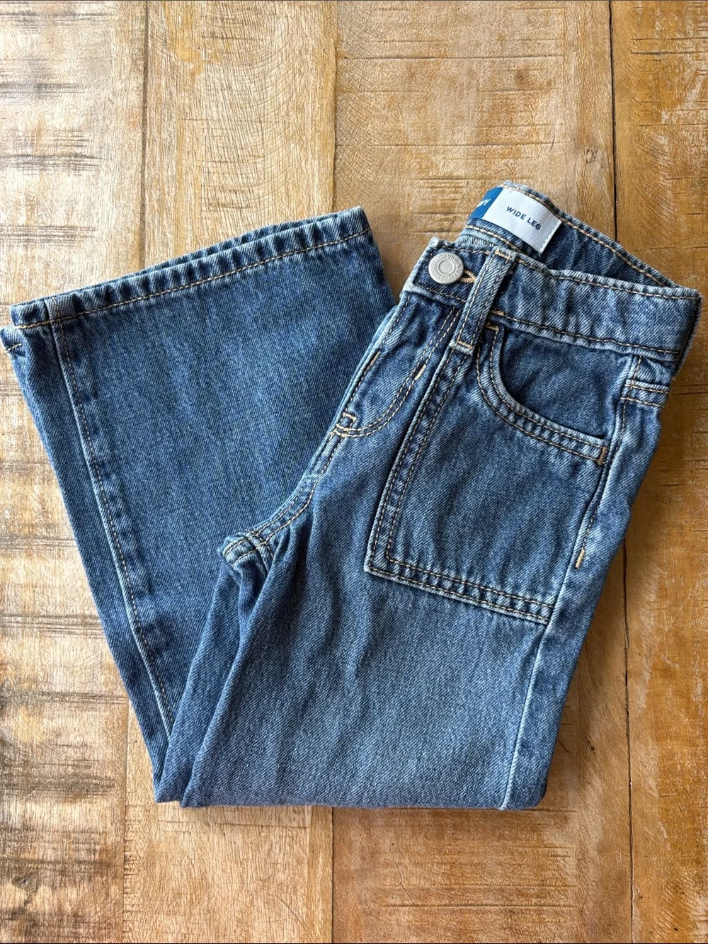 Old Navy Girls Wide Leg Jeans 4t